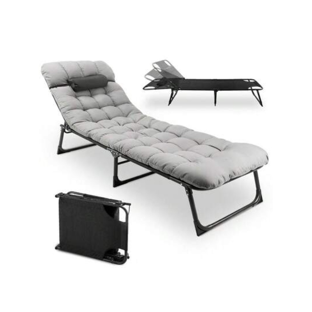 Outdoor Camping Cot - Прочная складная походная кровать для взрослых