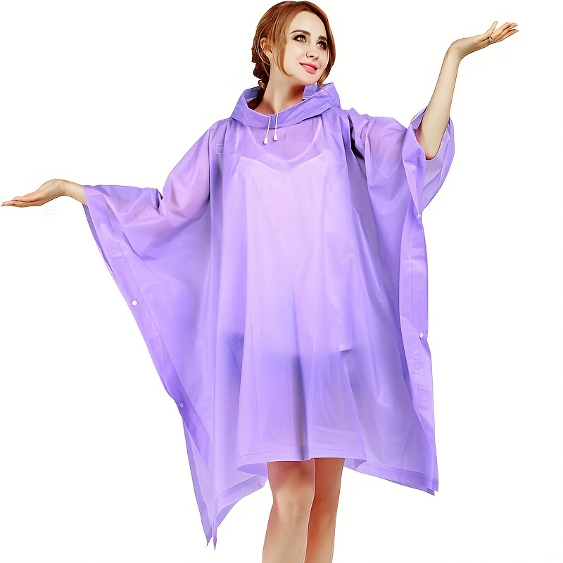 Camping Rain Poncho - Дождевые пончо для взрослых, сумка для