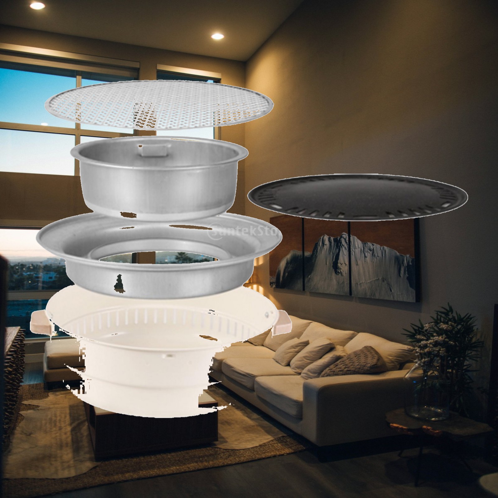 Outdoor Camping Fire Pit - Компактный угольный гриль для кемпинга, не