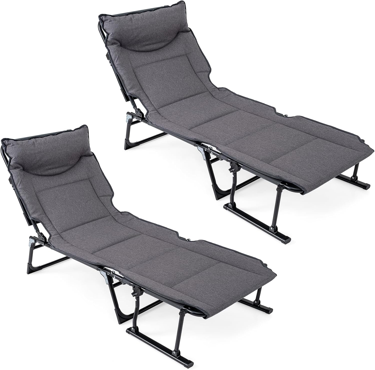Outdoor Camping Cot - Складной шезлонг для патио, комплект из
