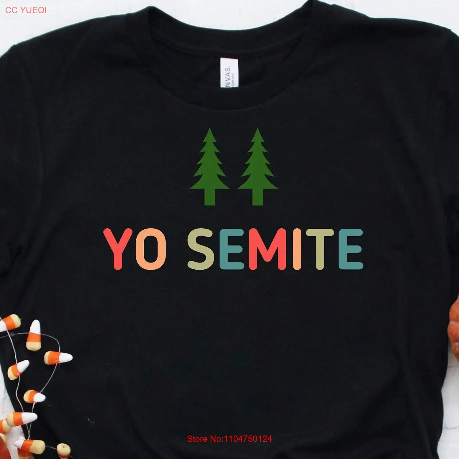 Outdoor Camping Yosemite - Футболка Yo Semite в винтажном стиле