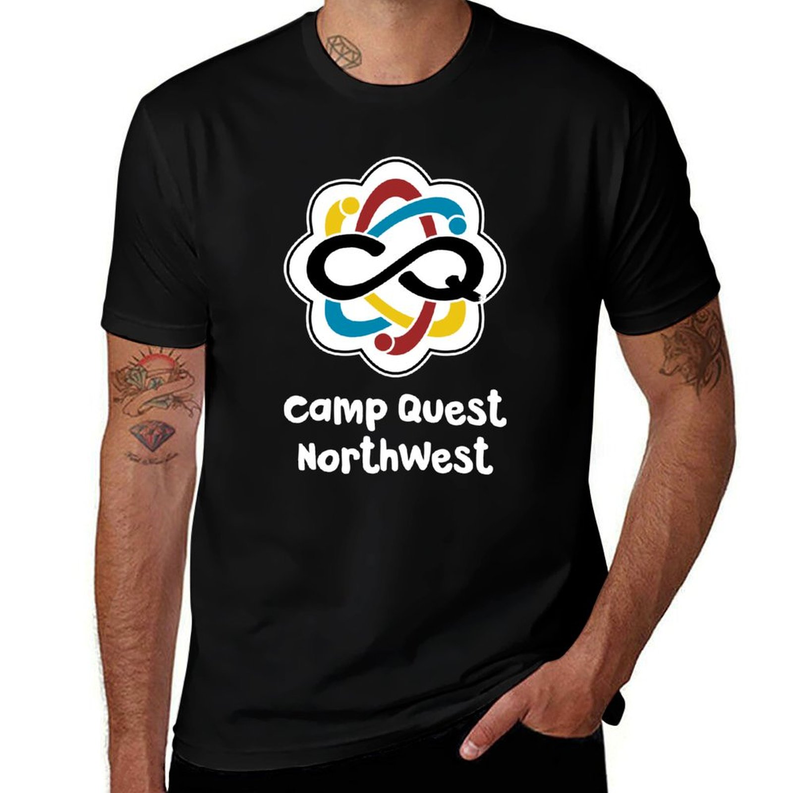 Quest Outdoor Camping - Футболка с логотипом Camp Quest NorthWest,