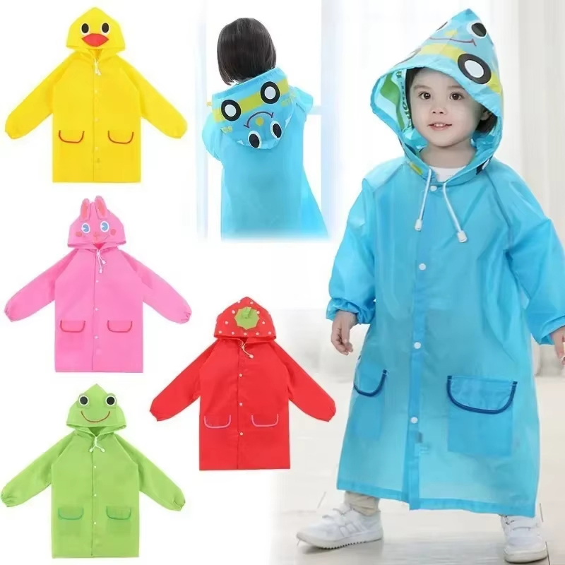 Camping Rain Poncho - Дождевик Детский водонепроницаемый в стиле мультяшных
