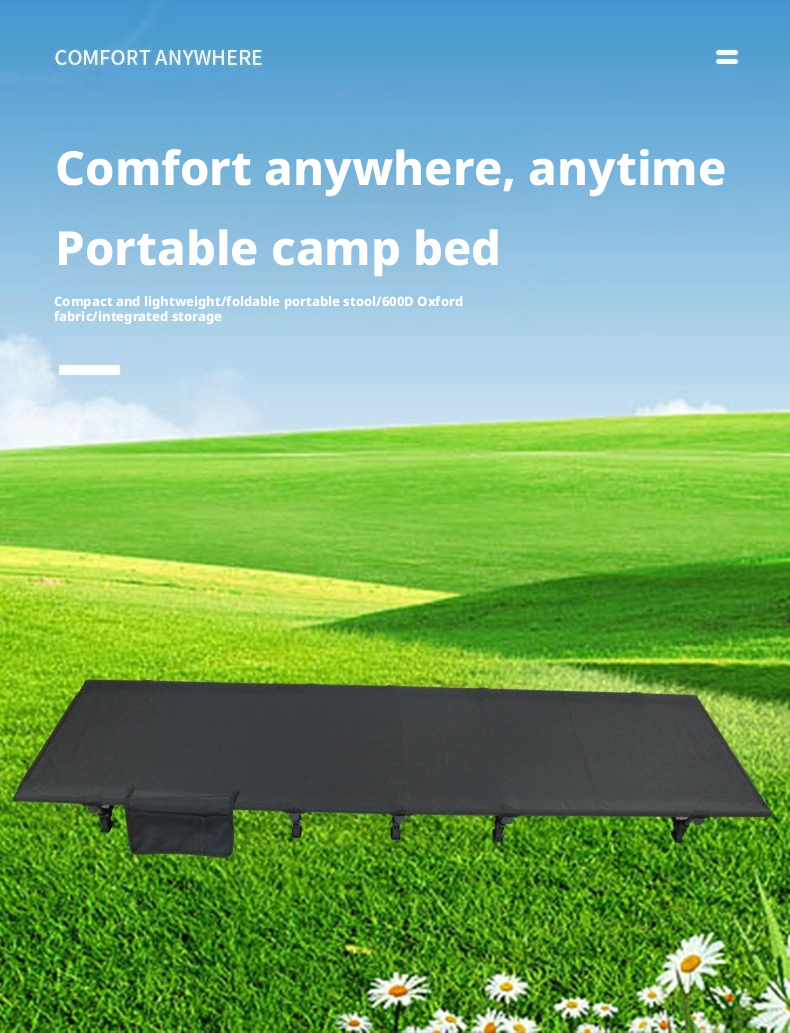 Outdoor Camping Cot - Складная походная кровать, портативная уличная кровать