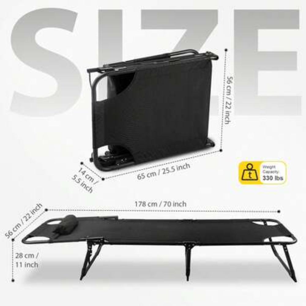 Прочная складная походная кров – обзор и цена Outdoor Camping Cot