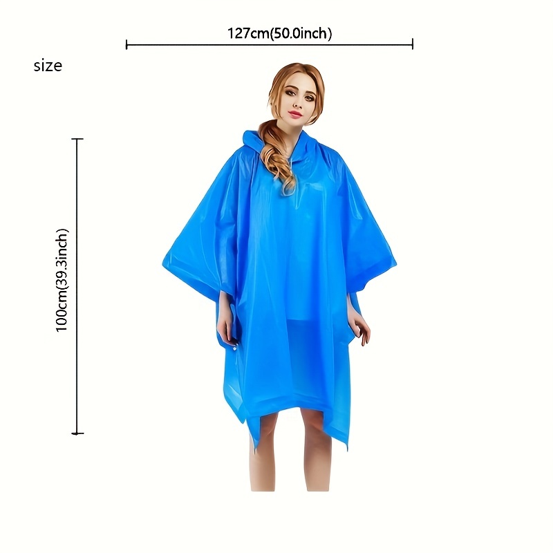 Дождевые пончо для взрослых, с – обзор и цена Camping Rain Poncho