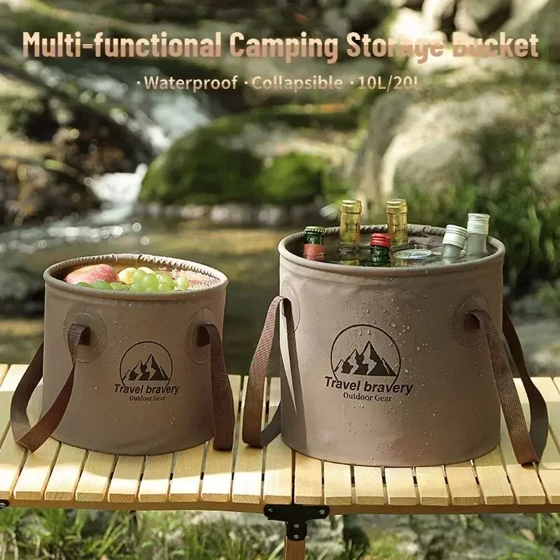 Складное портативное ведро 5/1 – обзор и цена Outdoor Camping Bathroom