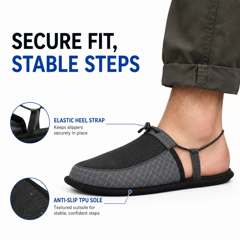Портативные складные дорожные  – обзор и цена Outdoor Camping Slippers