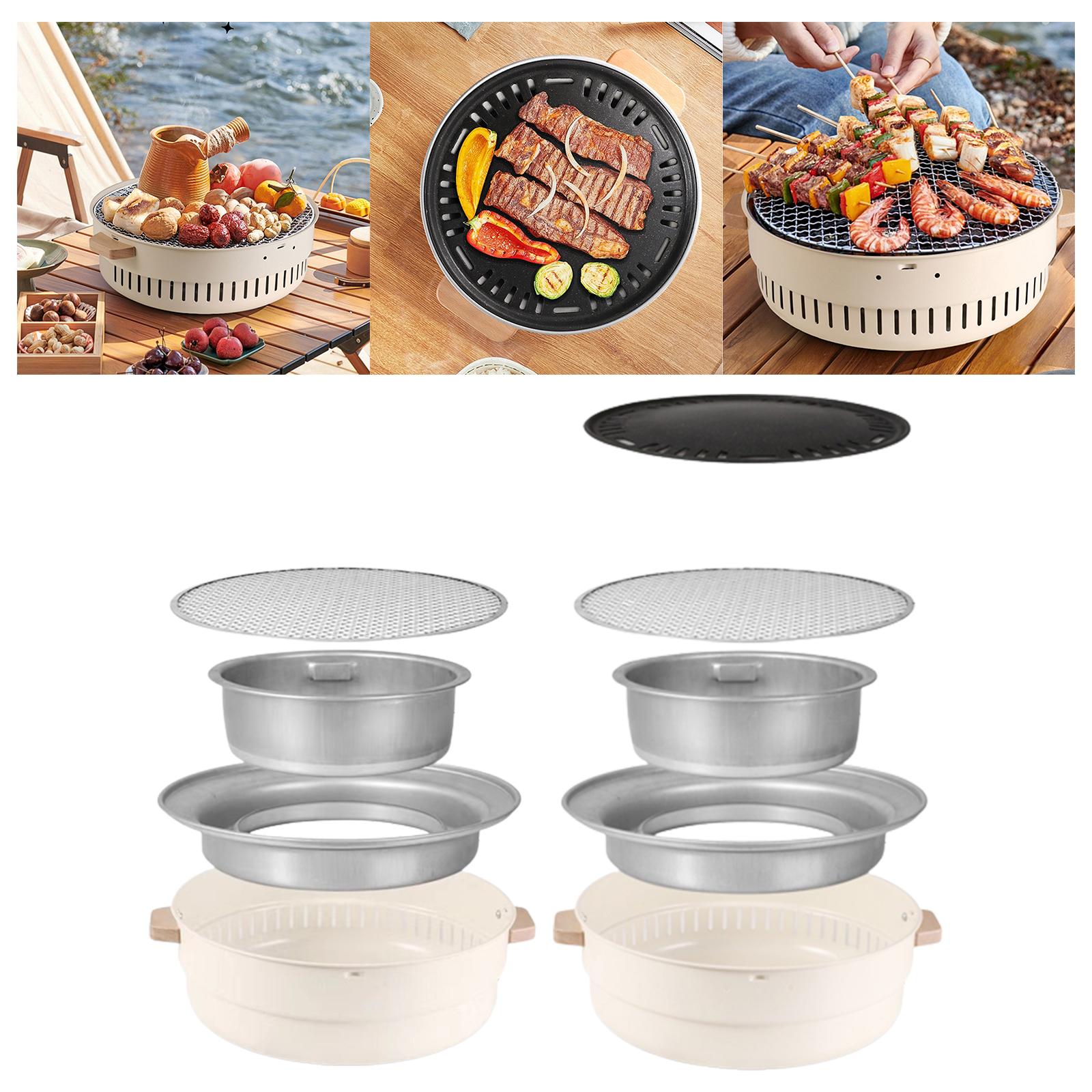 Компактный угольный гриль для  – обзор и цена Outdoor Camping Fire Pit