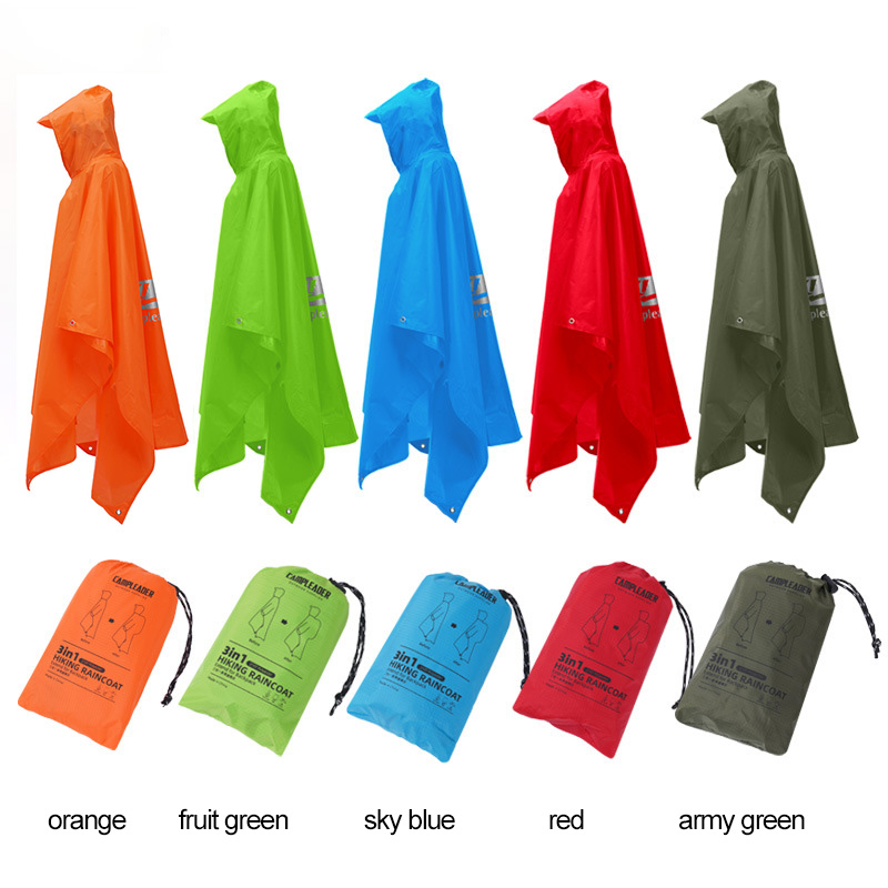 3 в 1, уличный плащ с капюшоно – обзор и цена Camping Rain Poncho