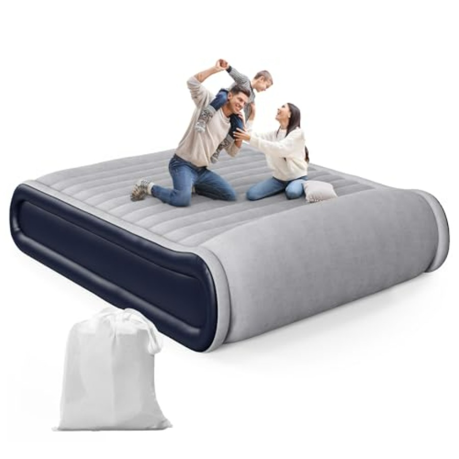 Надувной матрас Queen с встрое – обзор и цена Camp Pillow Compressible