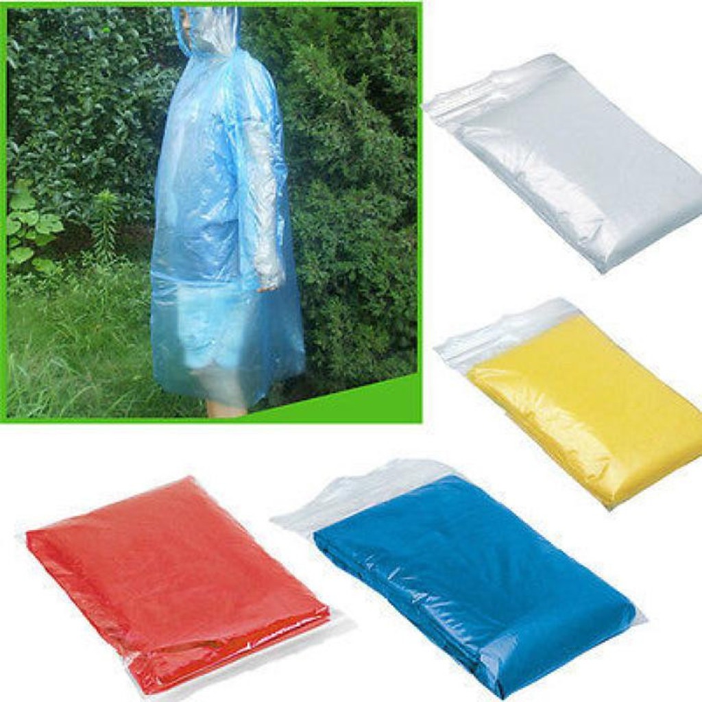 Одноразовый дождевик-пончо для – обзор и цена Camping Rain Poncho