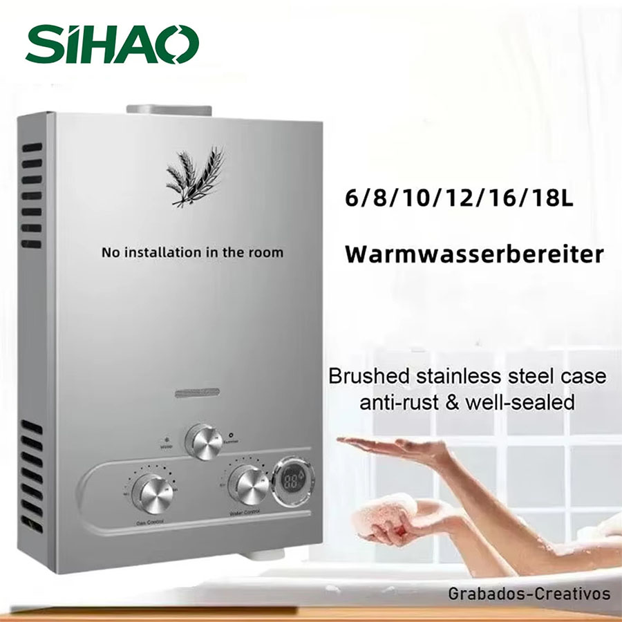 SIHAO 12L 16L 18L GPM LPG Газ  – обзор и цена Outdoor Camping Bathroom