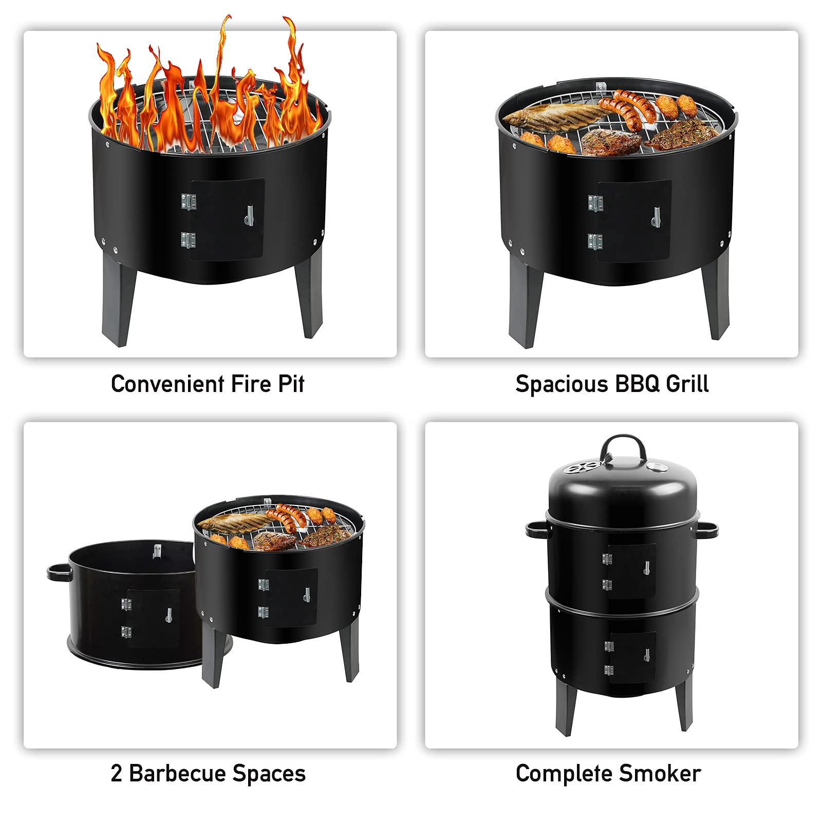 Вертикальная плита для барбекю – обзор и цена Outdoor Camping Fire Pit