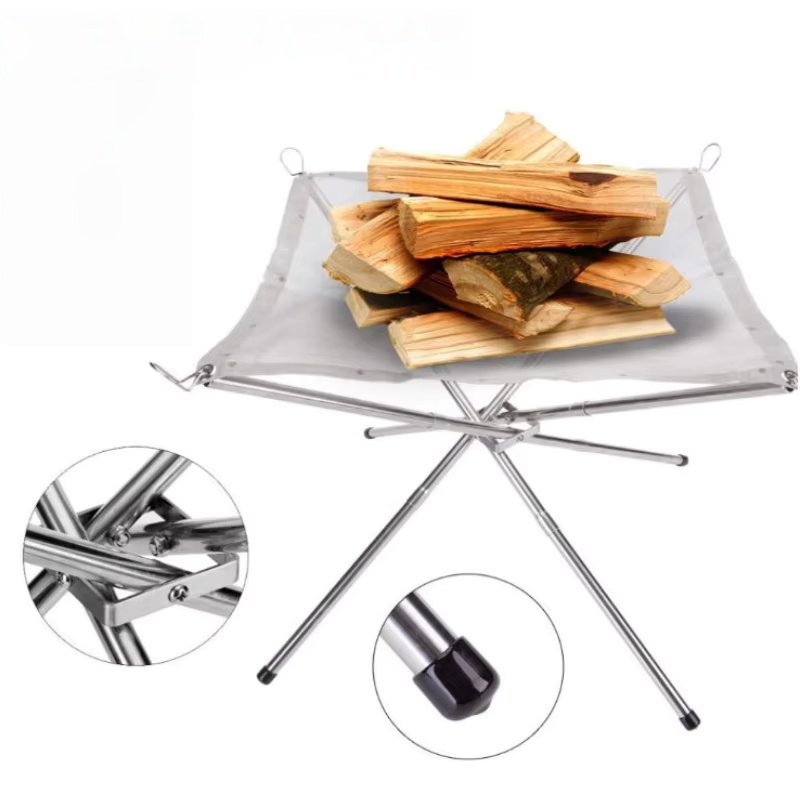 Портативная складная решетка д – обзор и цена Outdoor Camping Fire Pit