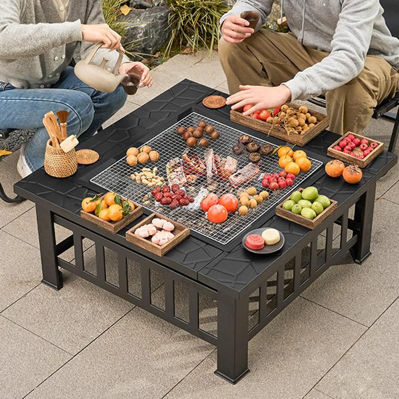 Походная печь на дровах, Квадр – обзор и цена Outdoor Camping Fire Pit
