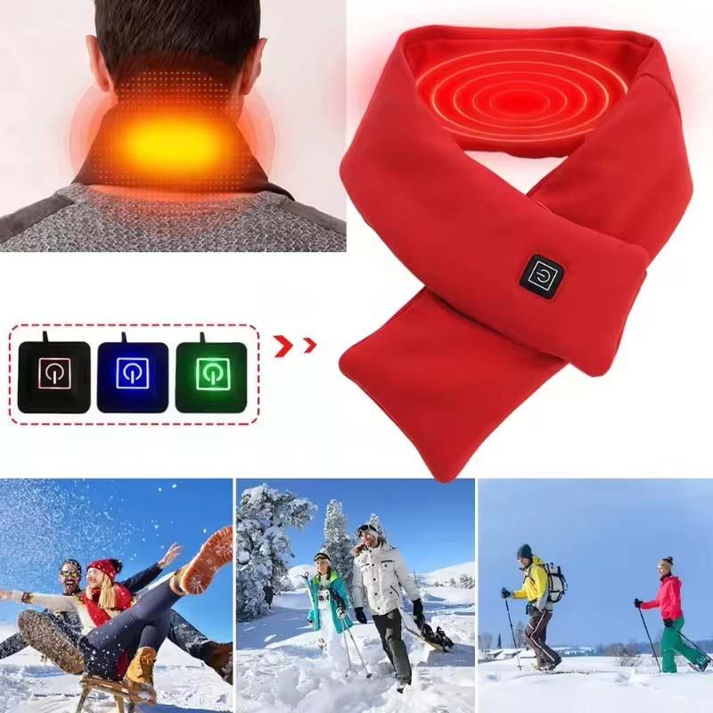 USB женский и мужской шарф с п – обзор и цена Outdoor Camping In Winter