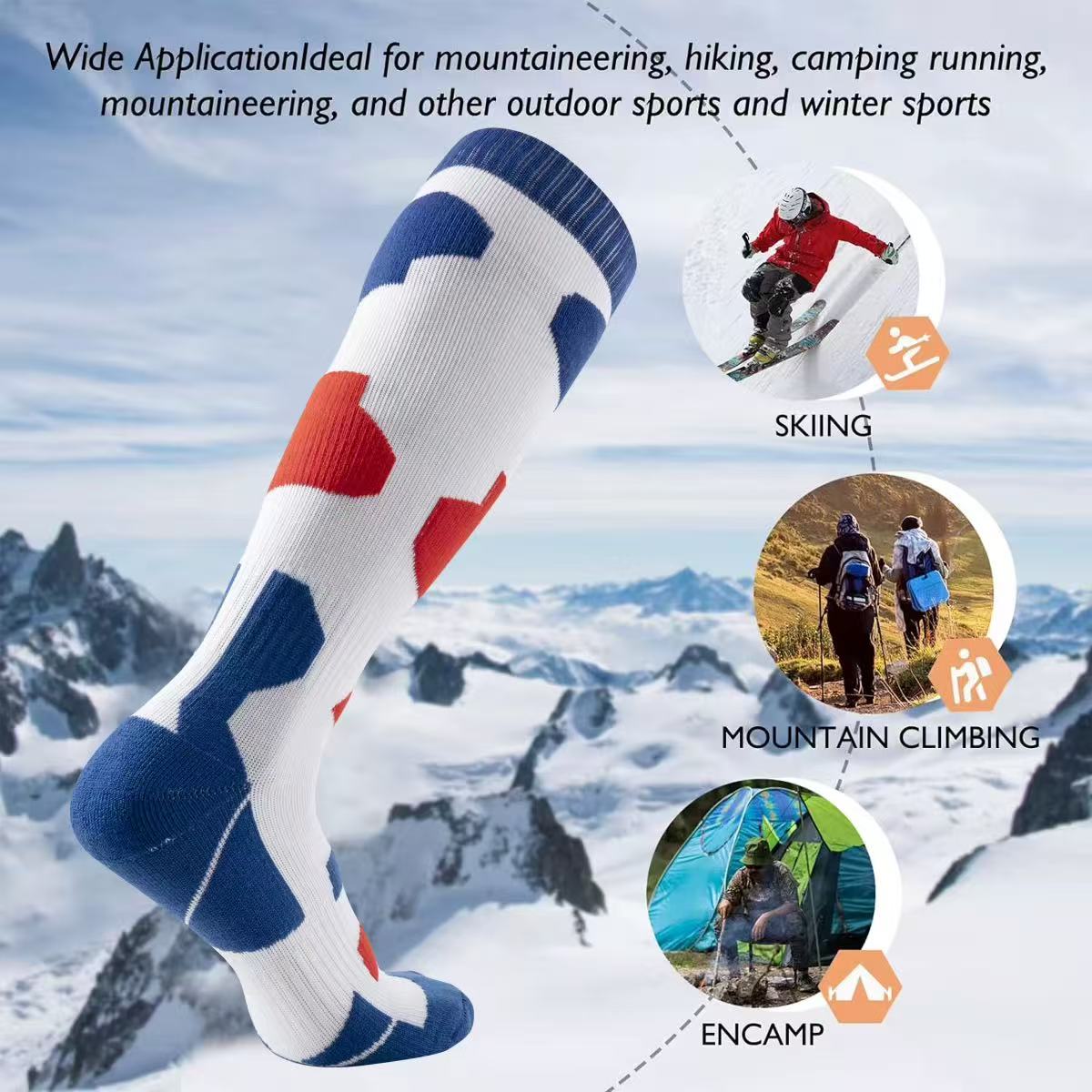 Теплые зимние лыжные носки из  – обзор и цена Outdoor Camping In Winter
