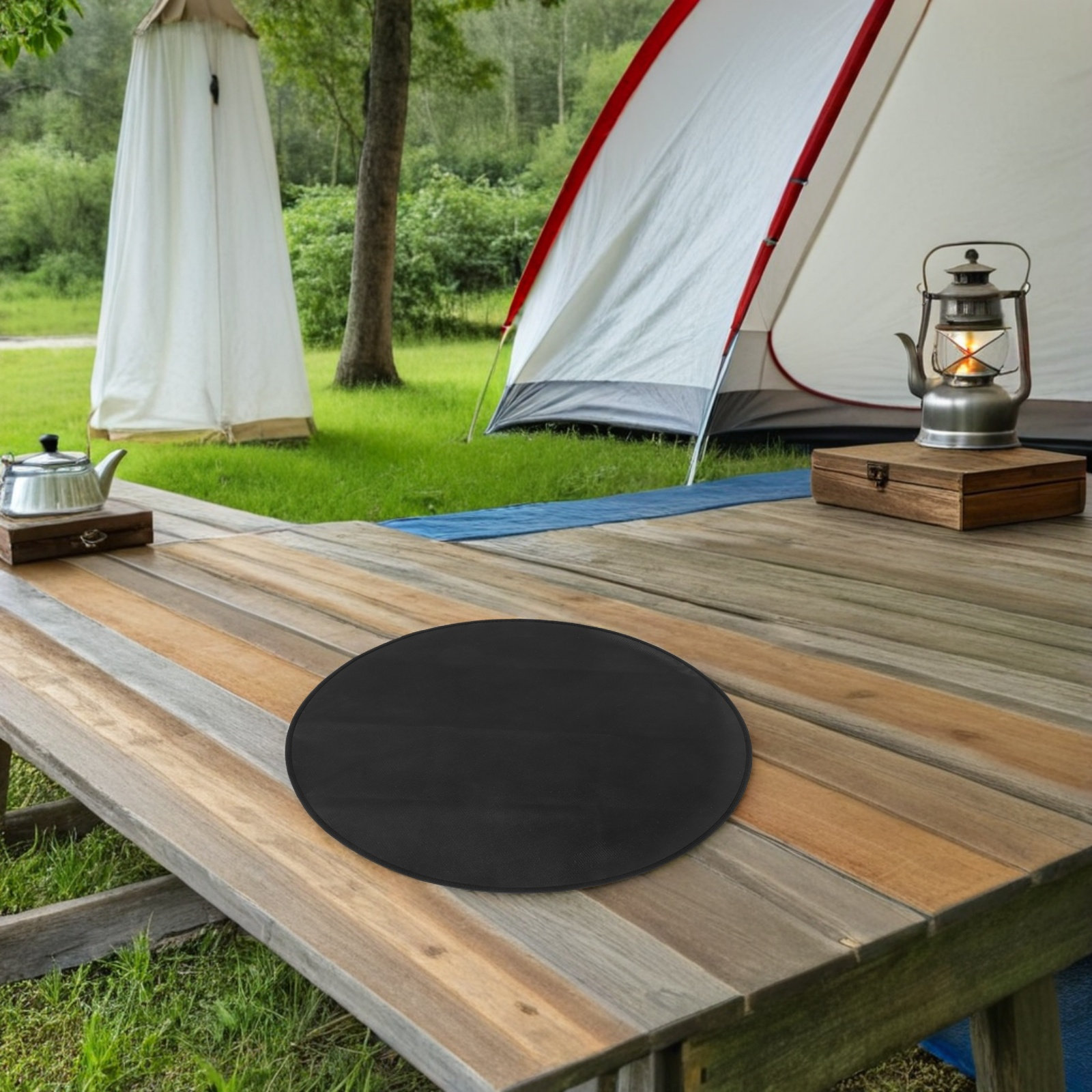Круглый огнеупорный коврик для – обзор и цена Outdoor Camping Fire Pit