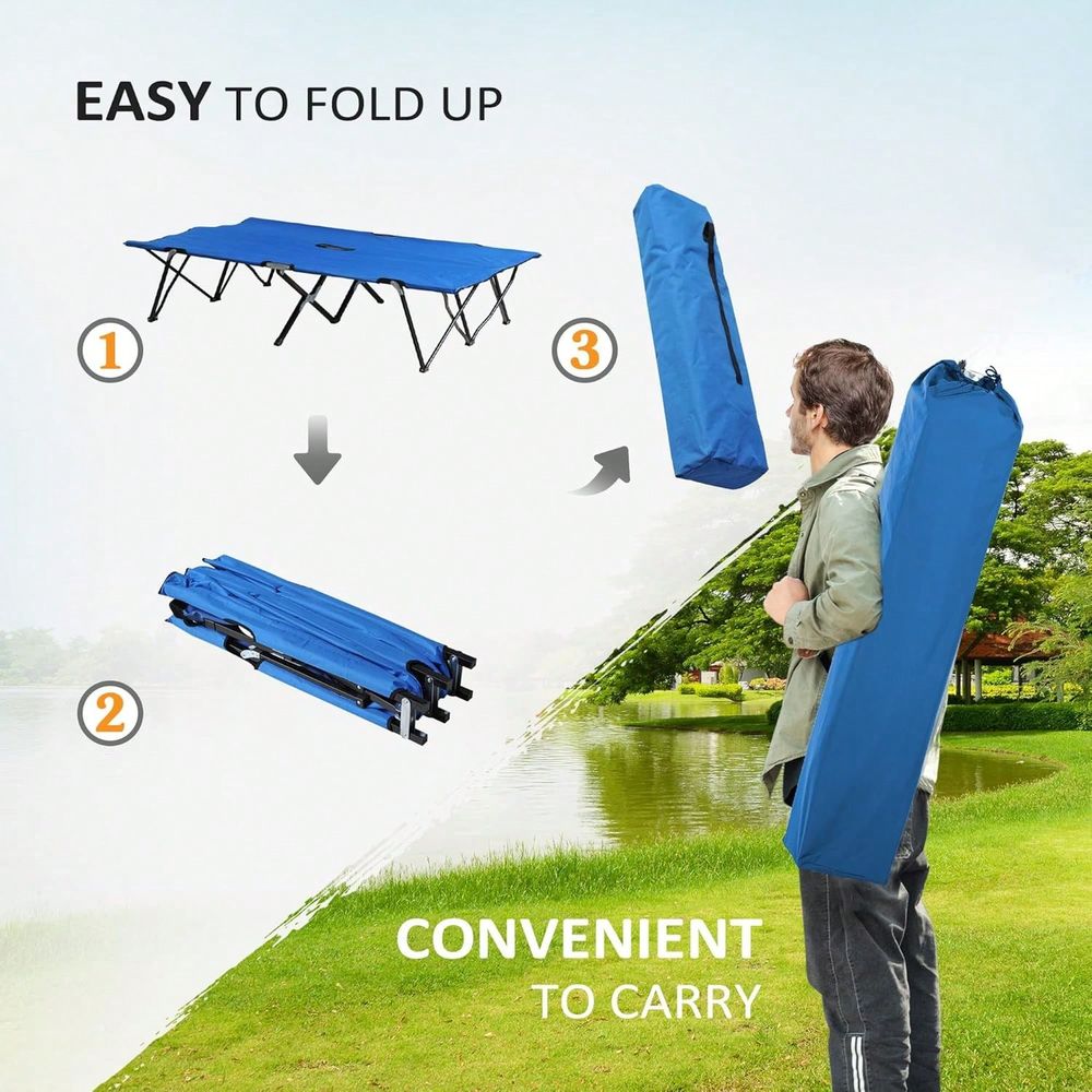 Складная походная раскладушка  – обзор и цена Outdoor Camping Cot
