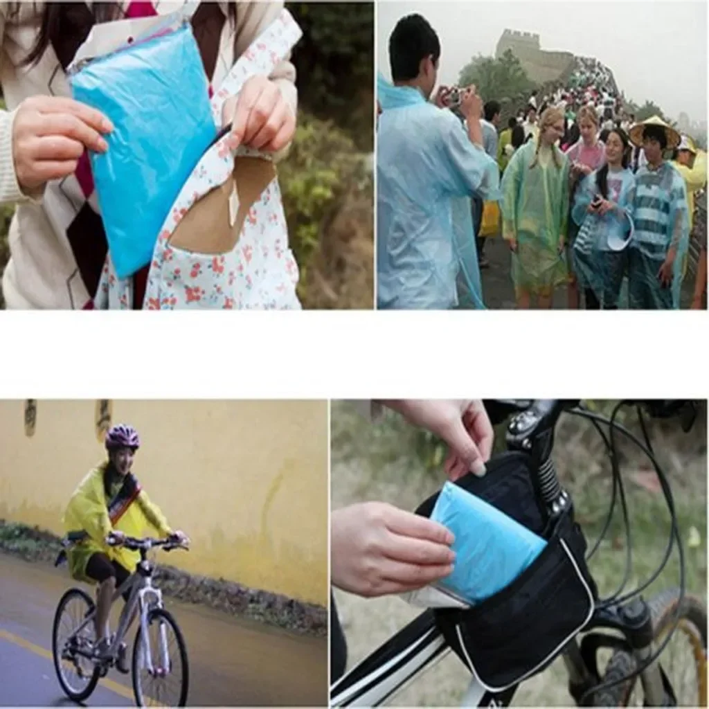 5/10 шт. одноразовый плащ для  – обзор и цена Camping Rain Poncho