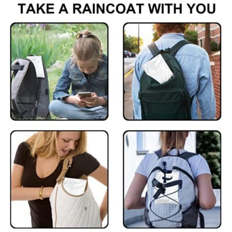 Одноразовый водонепроницаемый  – обзор и цена Camping Rain Poncho