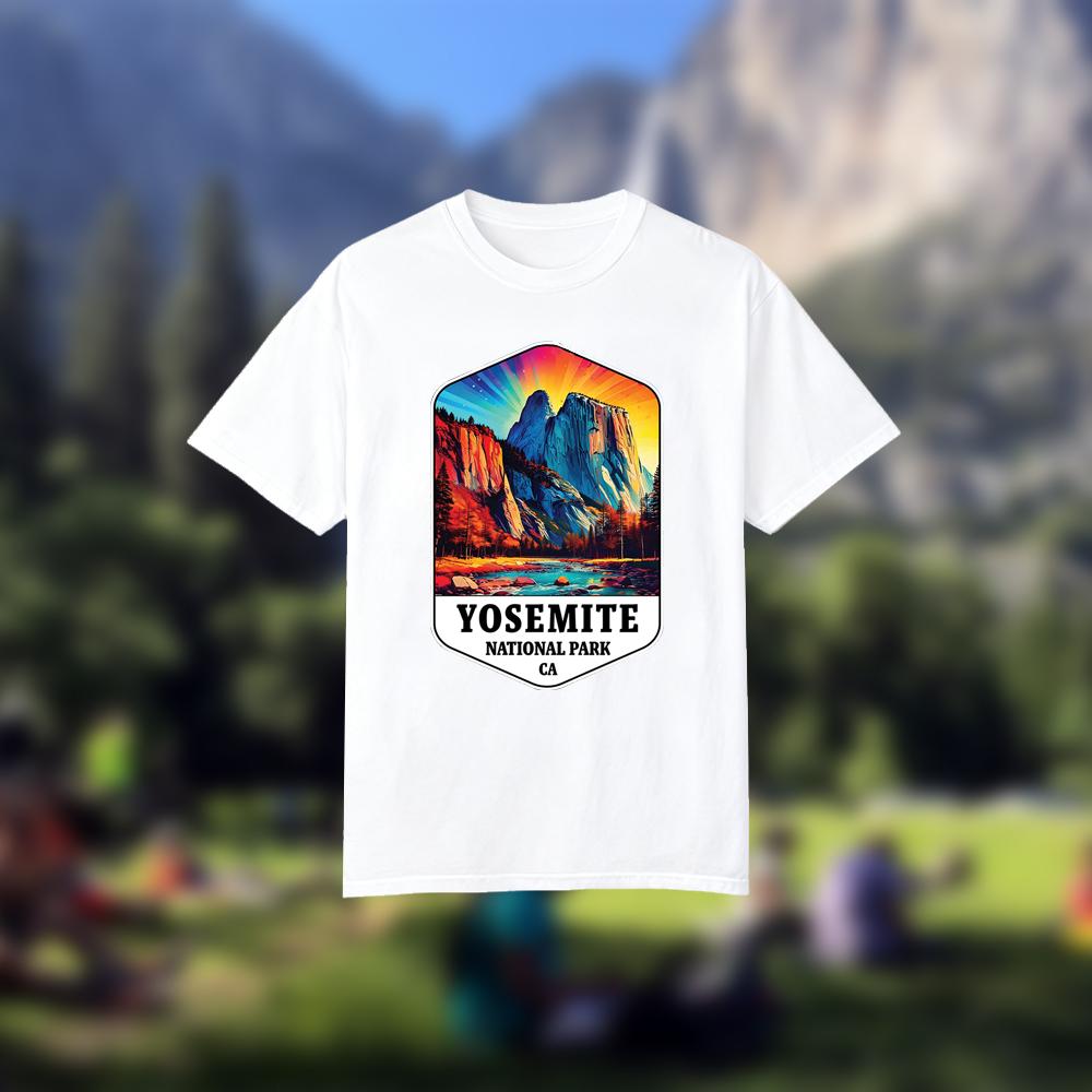 Футболка с винтажным принтом Y – обзор и цена Outdoor Camping Yosemite